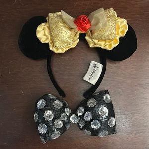 Disney Ears with Adjustable Bows